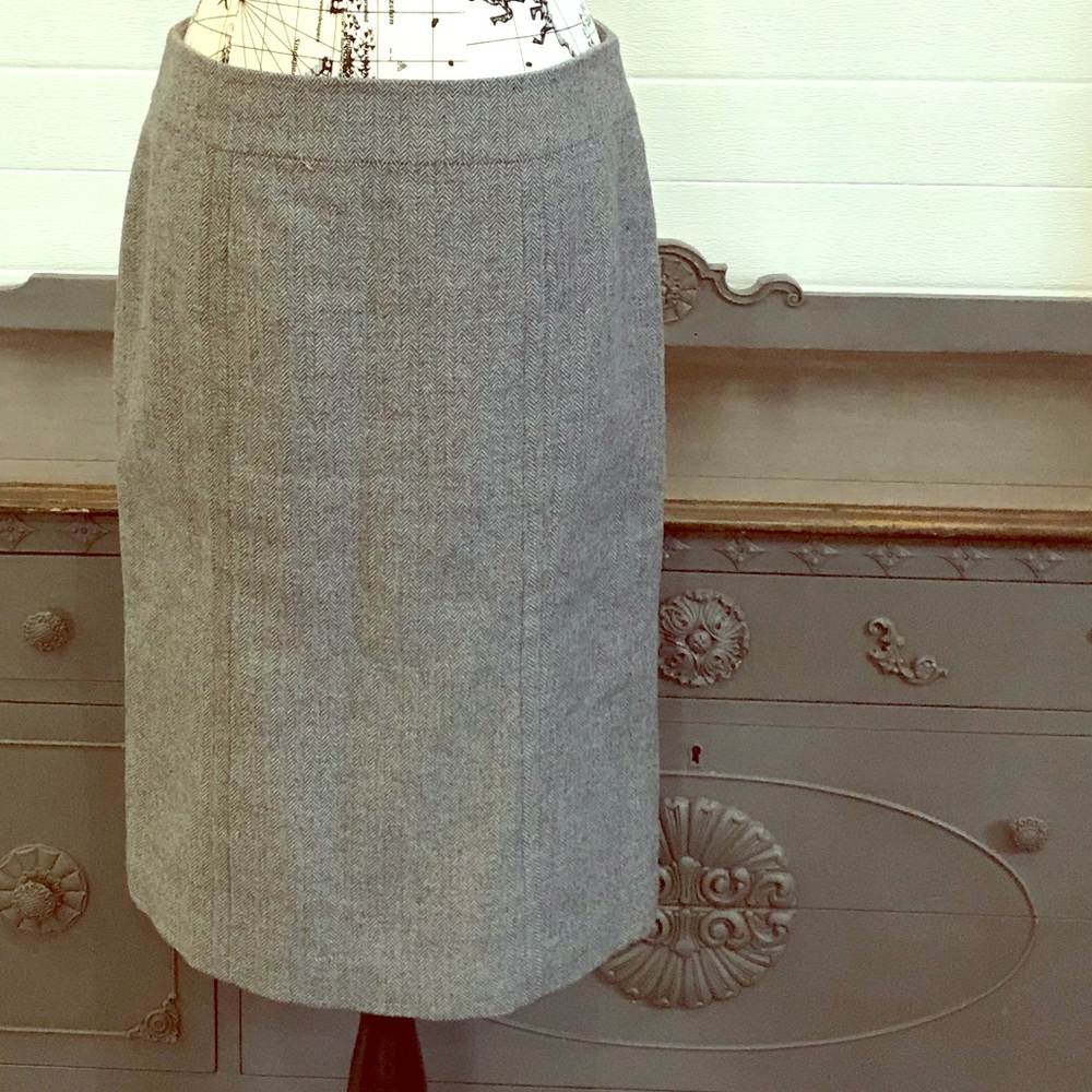 Herringbone skirt